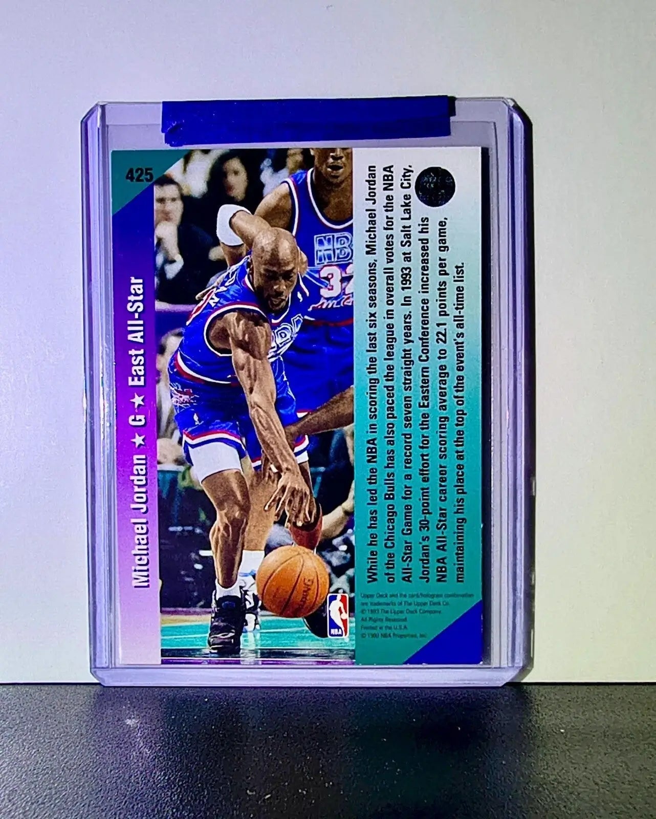 Michael Jordan 1992-93 Upper Deck All Star #425 Basketball Card Chicago Bulls - Basketball Card Single