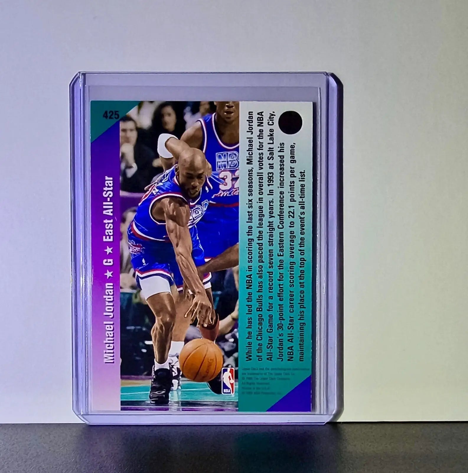 Michael Jordan 1992-93 Upper Deck All Star #425 Basketball Card Chicago Bulls - Basketball Card Single