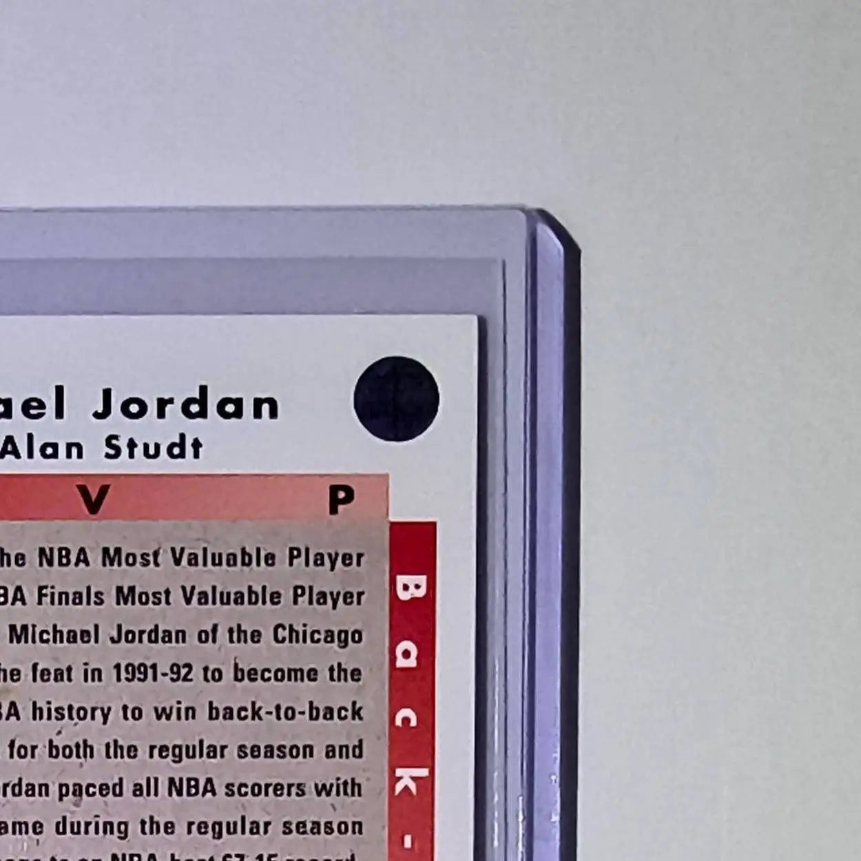 Michael Jordan 1992-93 Upper Deck Back to Back MVP #67 Card Chicago Bulls - Basketball Card Single