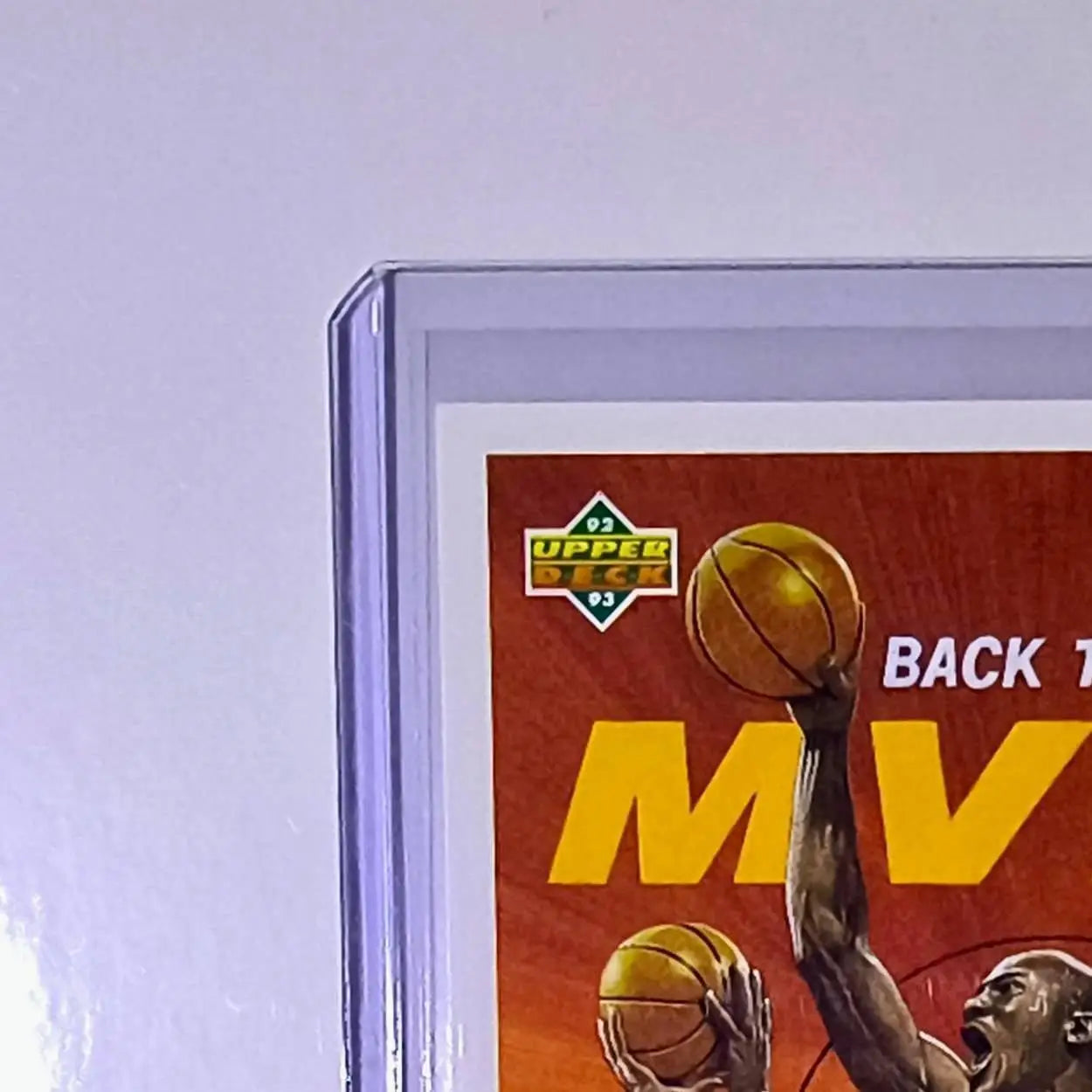 Michael Jordan 1992-93 Upper Deck Back to Back MVP #67 Card Chicago Bulls - Basketball Card Single