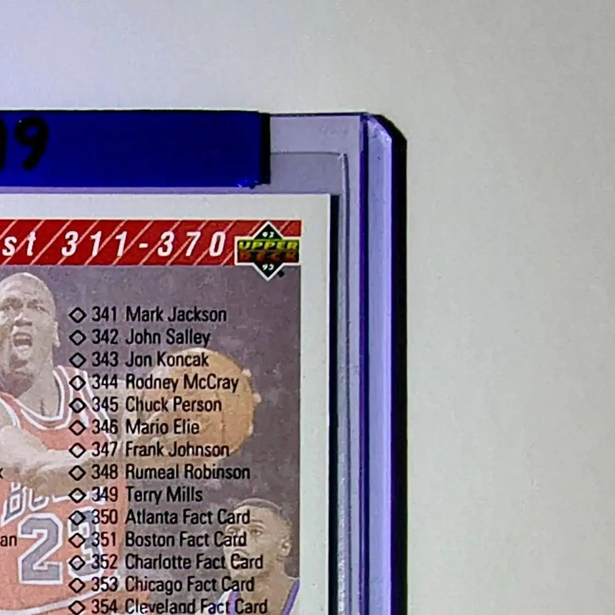 Michael Jordan 1992-93 Upper Deck Checklist #419 Basketball Card Chicago Bulls - Basketball Card Single