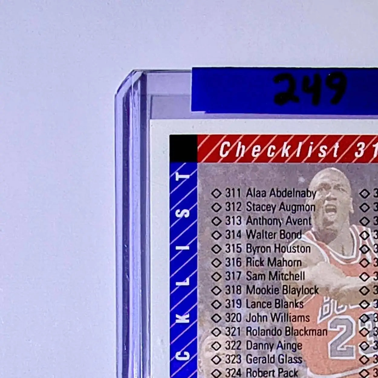 Michael Jordan 1992-93 Upper Deck Checklist #419 Basketball Card Chicago Bulls - Basketball Card Single