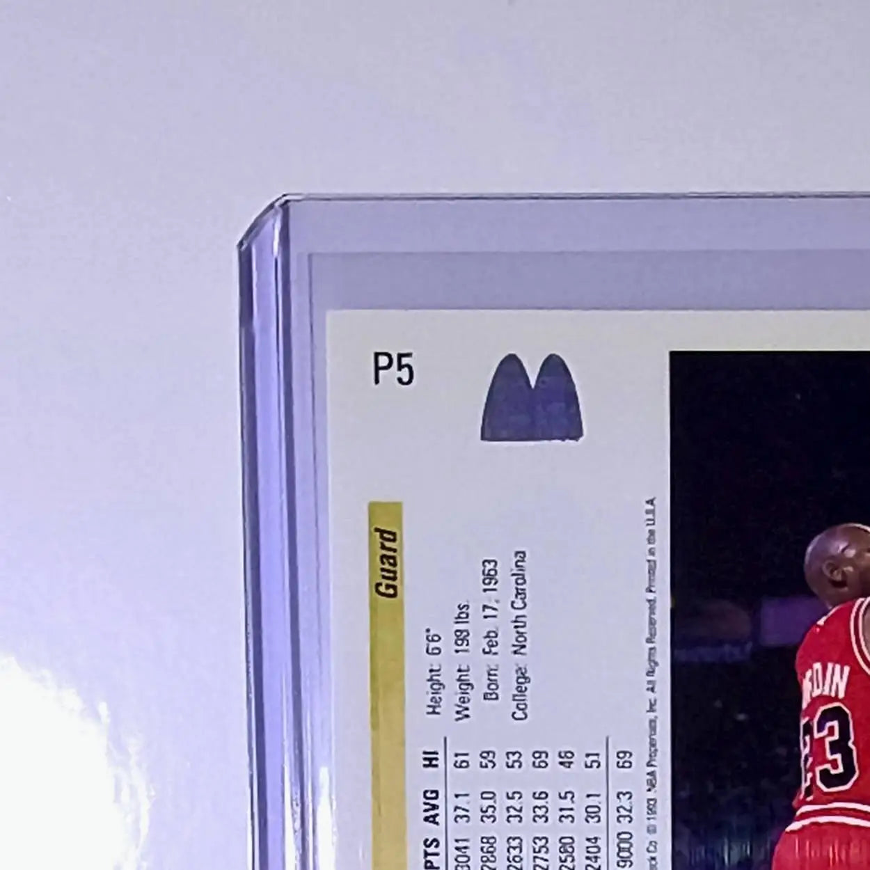 Michael Jordan 1992-93 Upper Deck McDonald’s #P5 Basketball Card Chicago Bulls - Basketball Card Single