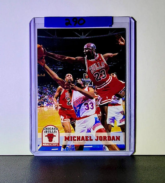 Michael Jordan 1993-94 NBA Hoops #28 Basketball Card Chicago Bulls - Basketball Card Single