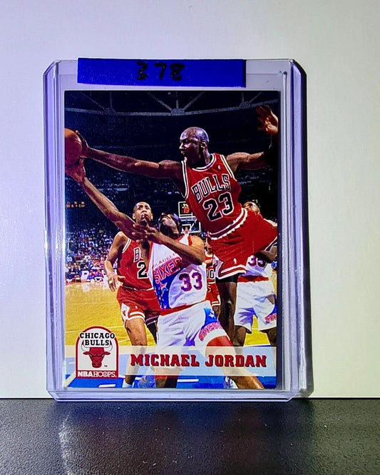 Michael Jordan 1993-94 NBA Hoops #28 Basketball Card Chicago Bulls - Basketball Card Single