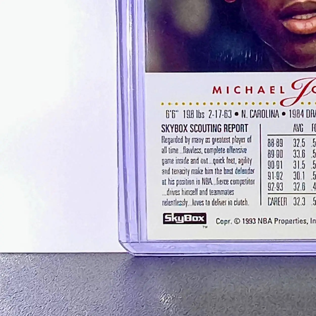 Michael Jordan 1993-94 Skybox #45 Basketball Card Chicago Bulls - Basketball Card Single