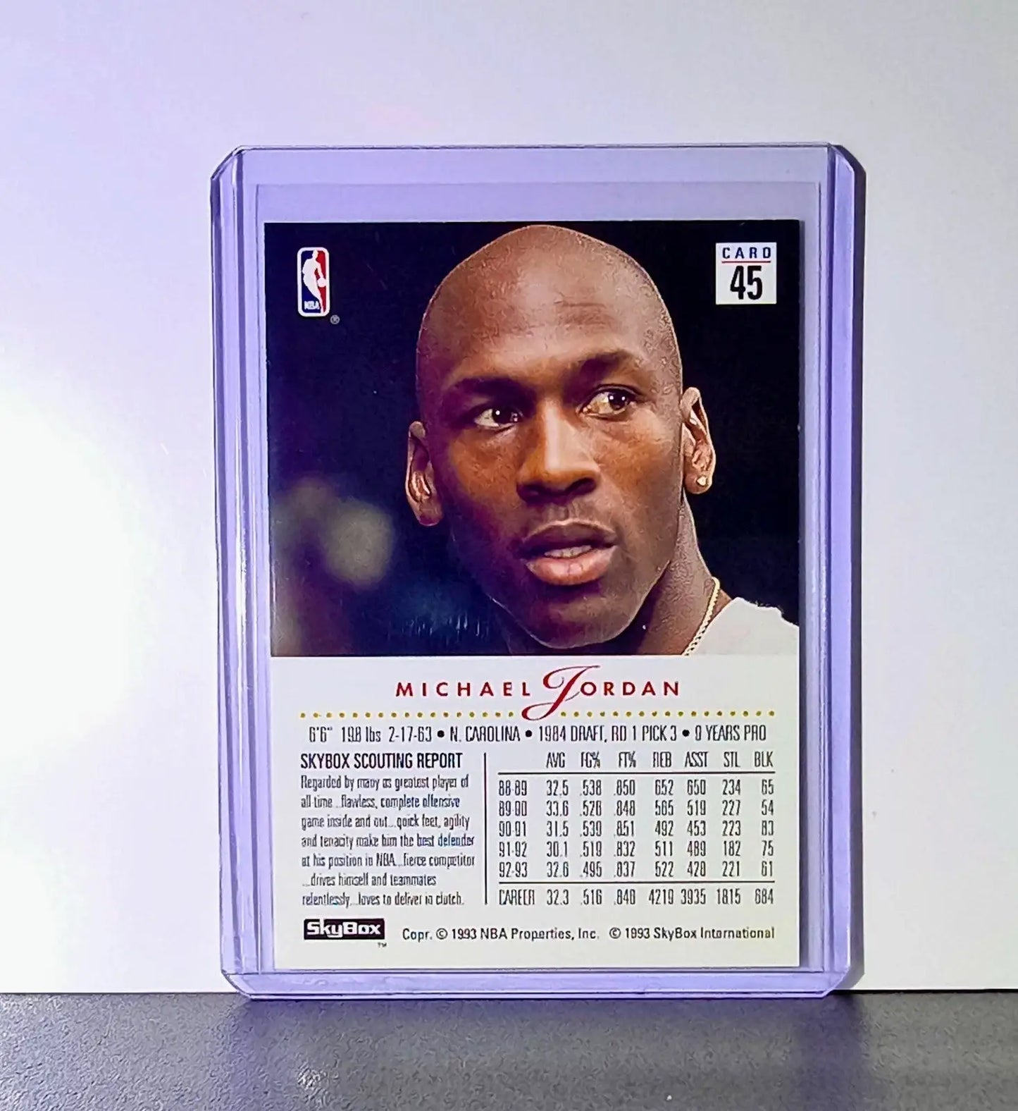 Michael Jordan 1993-94 Skybox #45 Basketball Card Chicago Bulls - Basketball Card Single