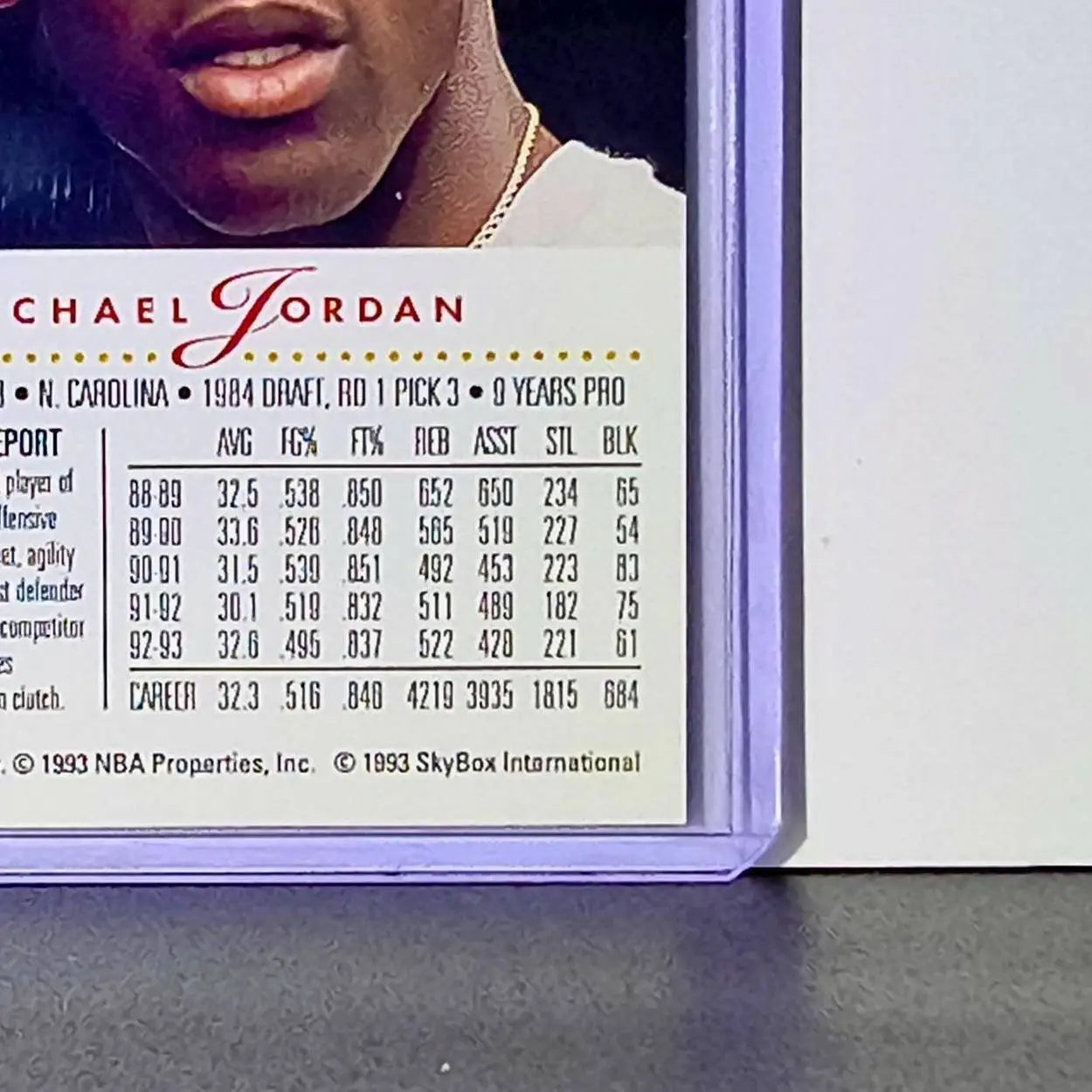 Michael Jordan 1993-94 Skybox #45 Basketball Card Chicago Bulls - Basketball Card Single