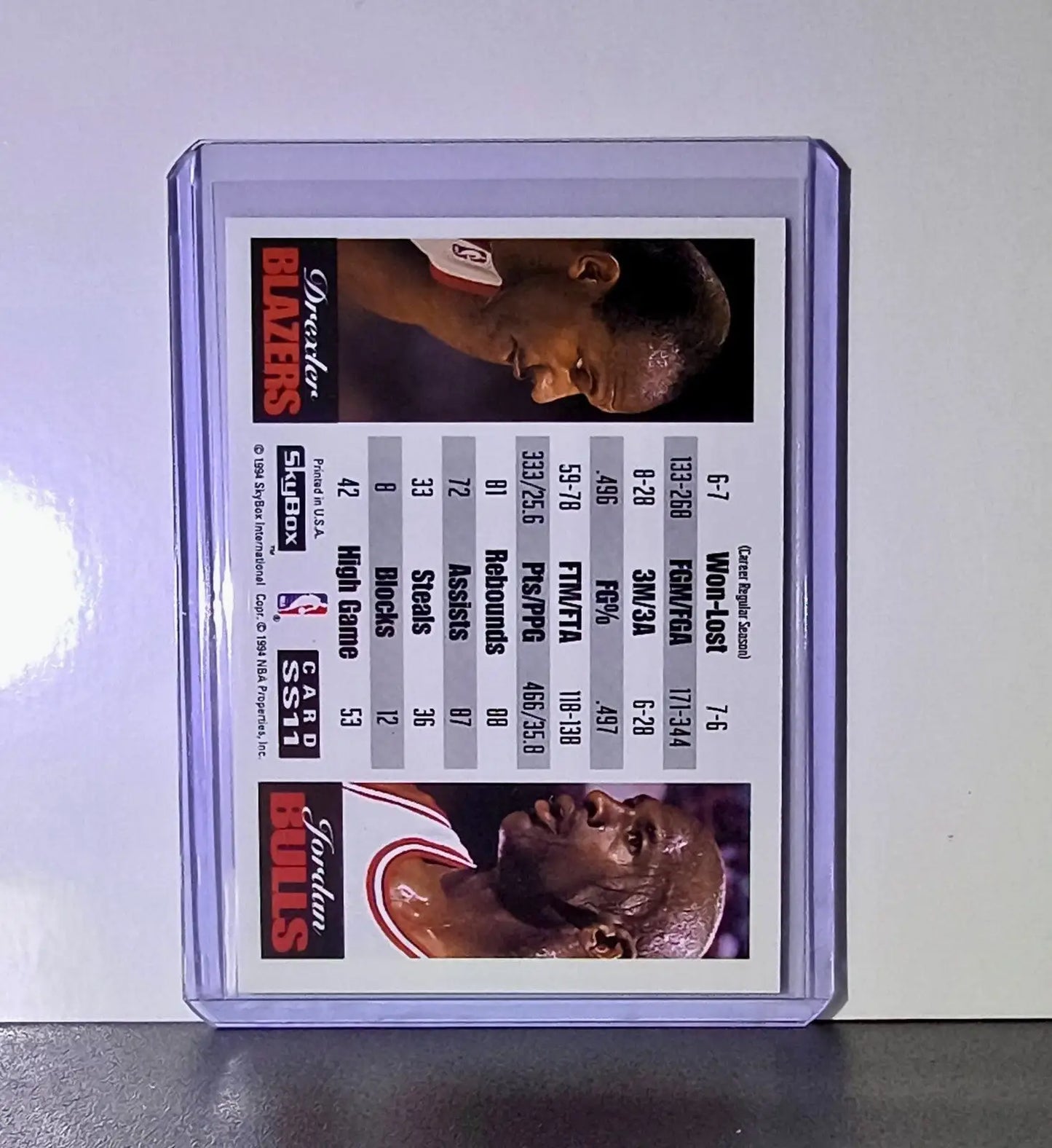Michael Jordan 1993-94 Skybox Showdown Series Basketball Card Chicago Bulls - Basketball Card Single