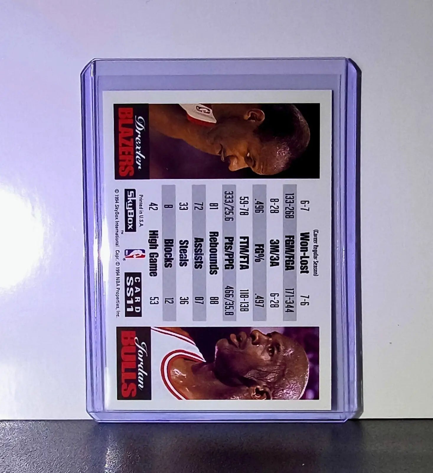 Michael Jordan 1993-94 Skybox Showdown Series #SS11 Card Chicago Bulls - Basketball Card Single