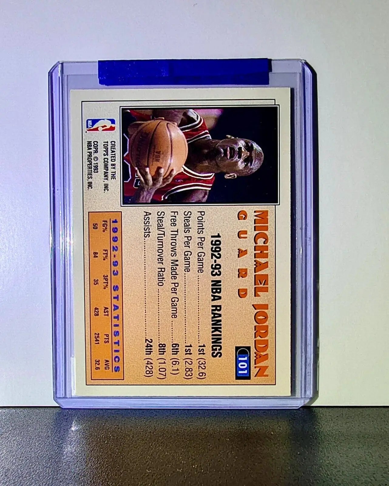 Michael Jordan 1993-94 Topps All-Star #101 Basketball Card Chicago Bulls - Basketball Card Single