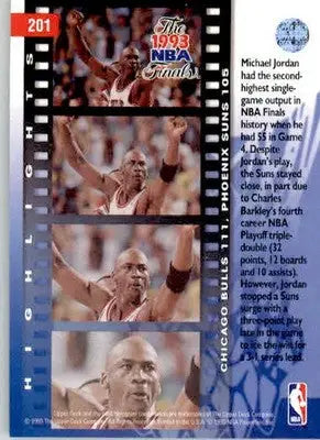 Michael Jordan - 1993-94 Upper Deck - #201 - Basketball - Basketball Card Single