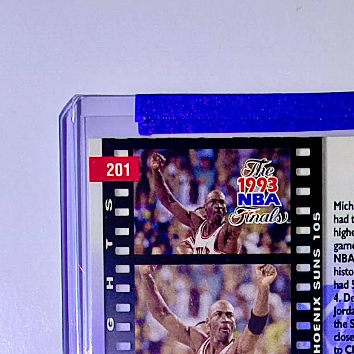 Michael Jordan 1993-94 Upper Deck NBA Finals #201 Basketball Card Chicago Bulls - Basketball Card Single