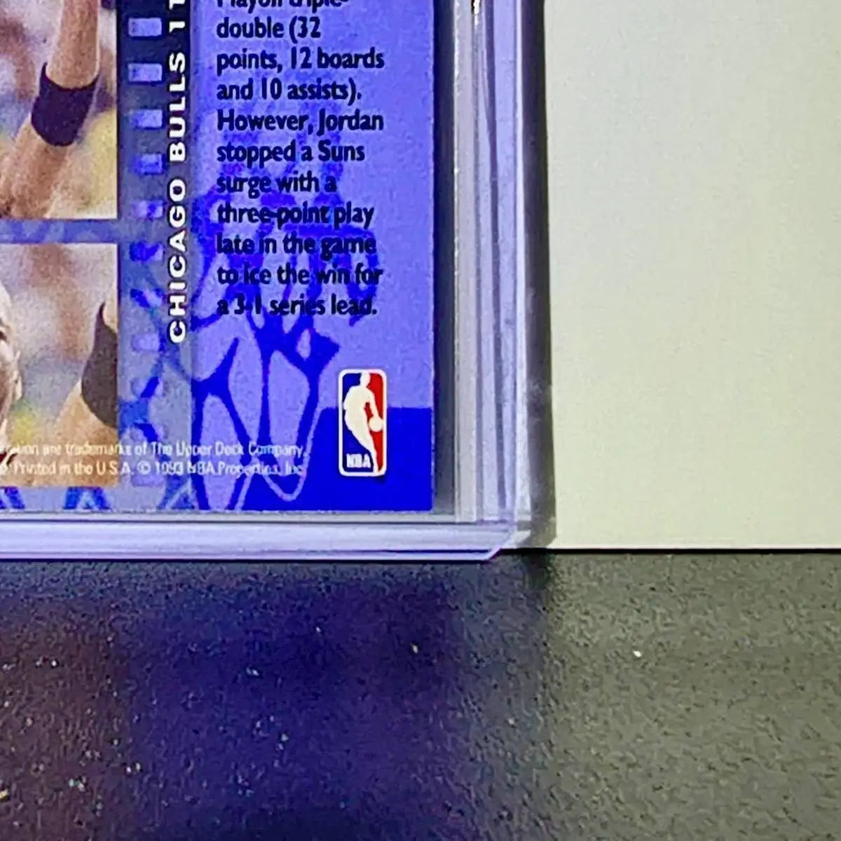 Michael Jordan 1993-94 Upper Deck NBA Finals #201 Basketball Card Chicago Bulls - Basketball Card Single
