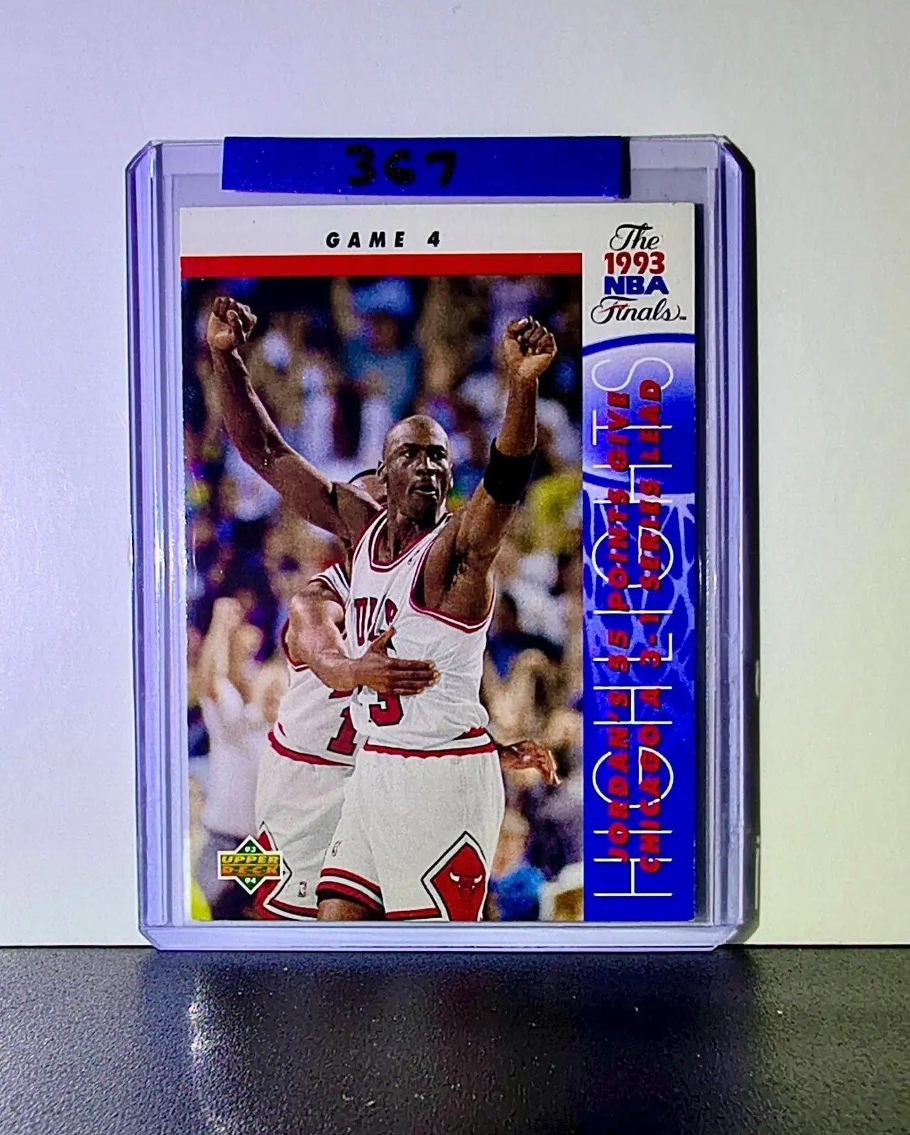 Michael Jordan 1993-94 Upper Deck NBA Finals #201 Basketball Card Chicago Bulls - Basketball Card Single