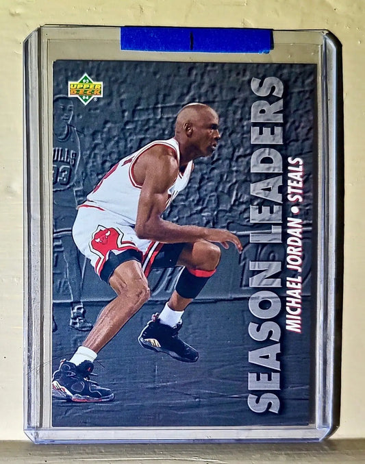 Michael Jordan 1993-94 Upper Deck NBA Season Leaders #171 Basketball Card - Basketball Card Single