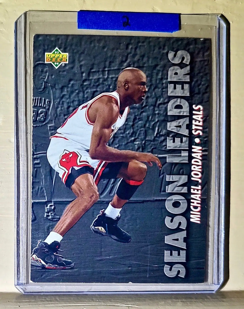 Michael Jordan 1993-94 Upper Deck NBA Season Leaders #171 Basketball Card