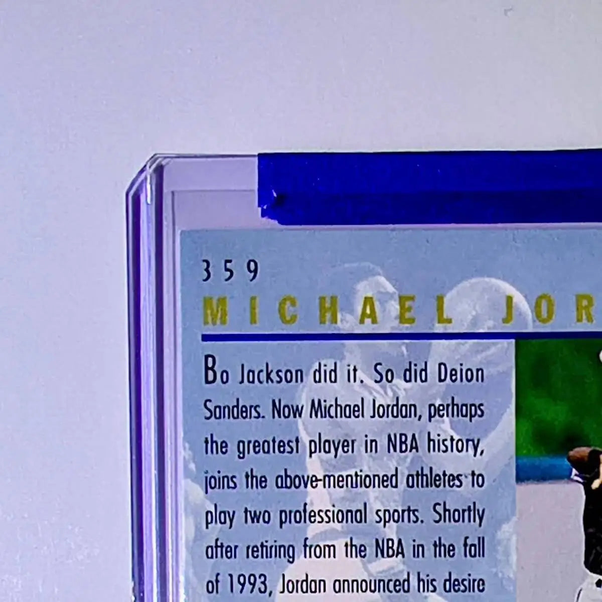 Michael Jordan 1994-95 Upper Deck Then & Now #359 Basketball Card Chicago Bulls - Basketball Card Single