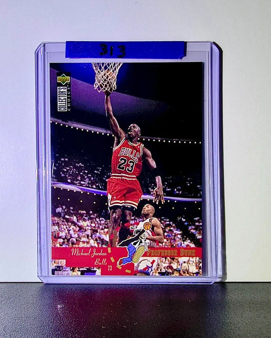 Michael Jordan 1995-96 Upper Deck Collector’s Choice #195 Card Chicago Bulls - Basketball Card Single