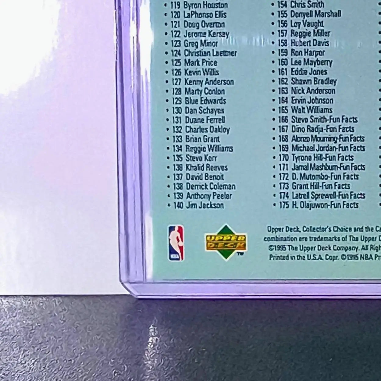 Michael Jordan 1995-96 Upper Deck Collector’s Choice #210 Card Chicago Bulls - Basketball Card Single
