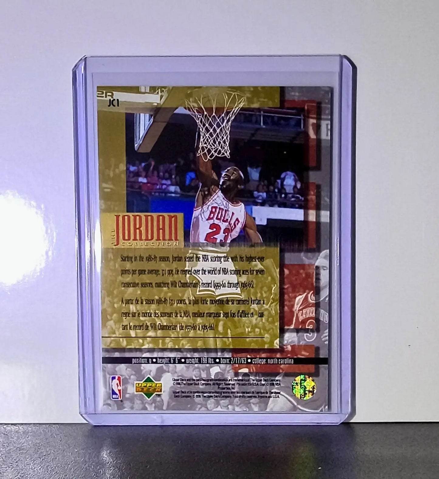 Michael Jordan 1995-96 Upper Deck Collector’s Choice Basketball Chicago Bulls - Basketball Card Single