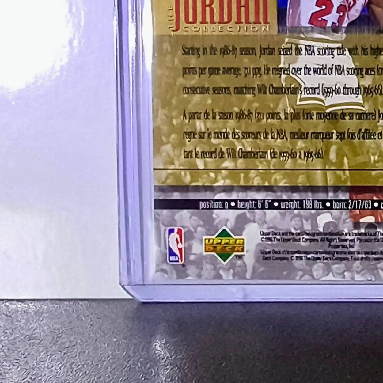 Michael Jordan 1995-96 Upper Deck Collector’s Choice Basketball Chicago Bulls - Basketball Card Single