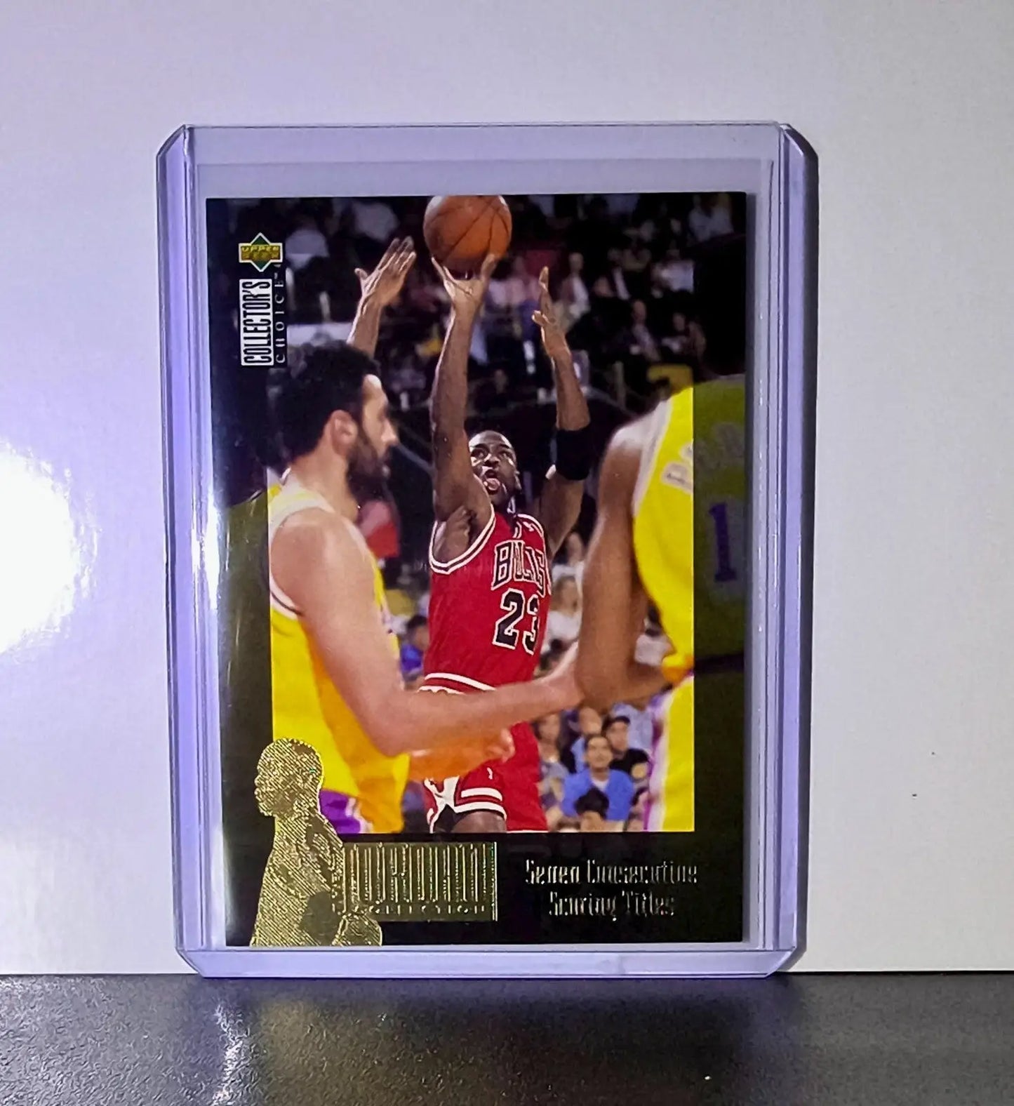 Michael Jordan 1995-96 Upper Deck Collector’s Choice Basketball Chicago Bulls - Basketball Card Single