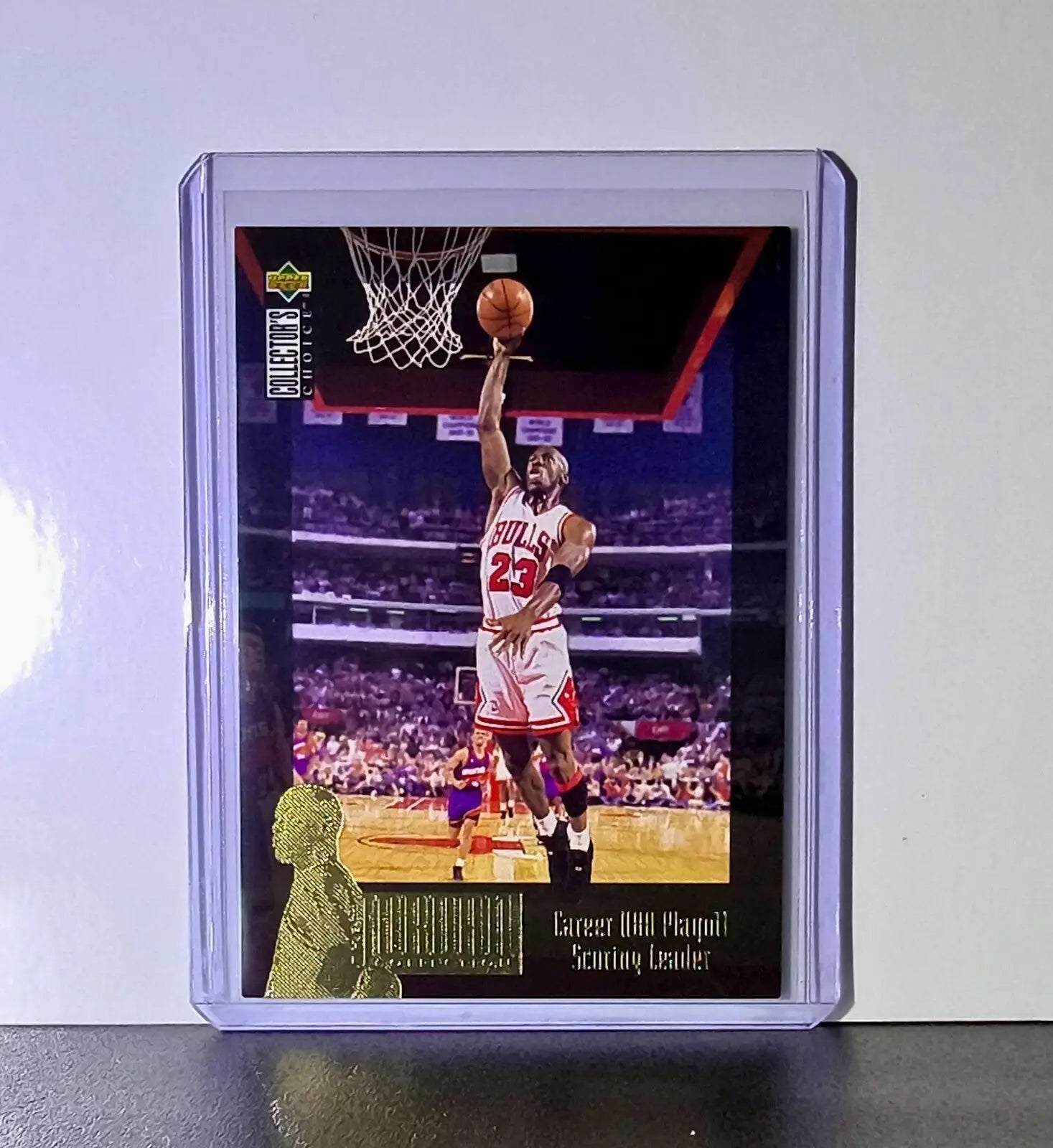 Michael Jordan 1995-96 Upper Deck Collector’s Choice #JC11 Card Chicago Bulls - Basketball Card Single