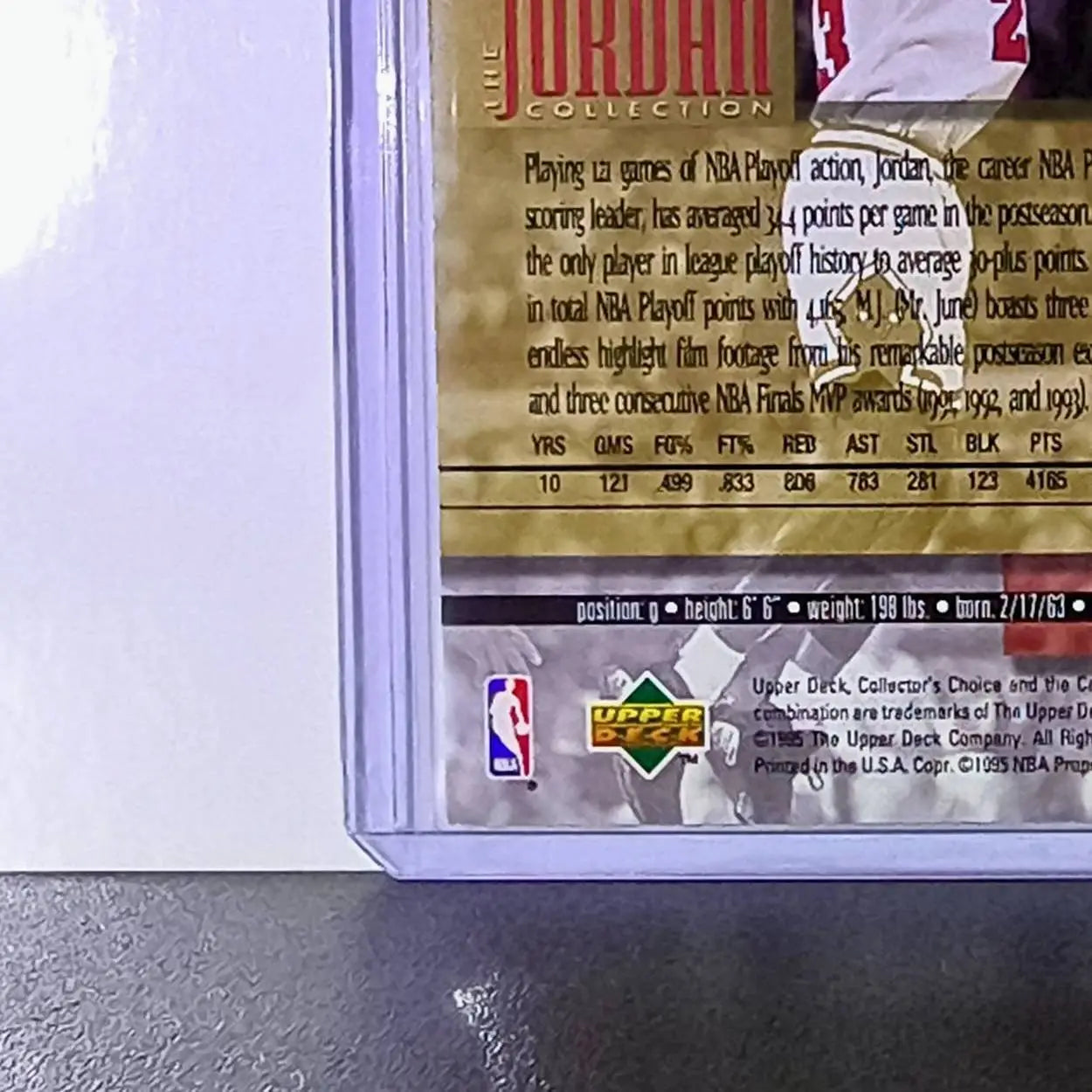 Michael Jordan 1995-96 Upper Deck Collector’s Choice #JC11 Card Chicago Bulls - Basketball Card Single