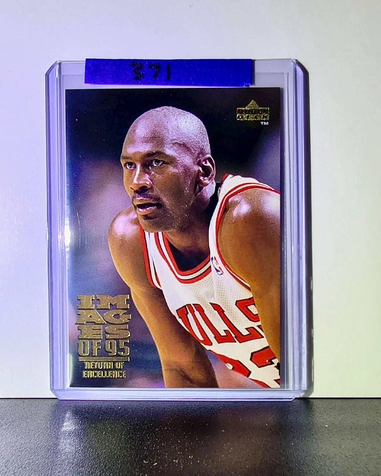 Michael Jordan 1995-96 Upper Deck Return of Excellence #335 Card Chicago Bulls - Basketball Card Single