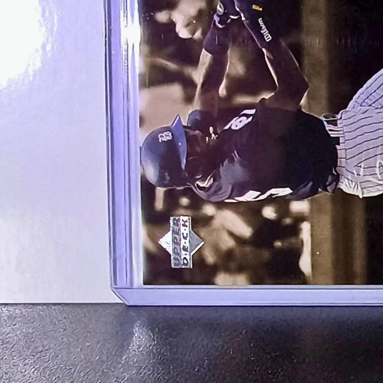 Michael Jordan 1995 Upper Deck Minors One on One #8 Card MLB Retirement - Baseball Card Single