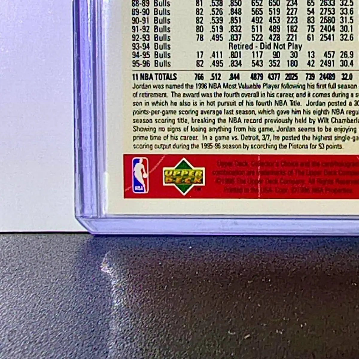 Michael Jordan 1996-97 Collector’s Choice #23 Basketball Card Chicago Bulls - Basketball Card Single