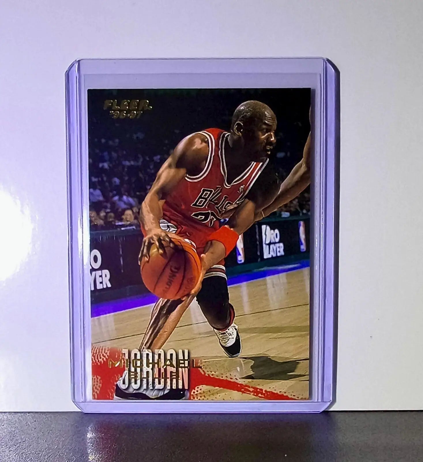 Michael Jordan 1996-97 Fleer #13 Basketball Card Chicago Bulls - Basketball Card Single