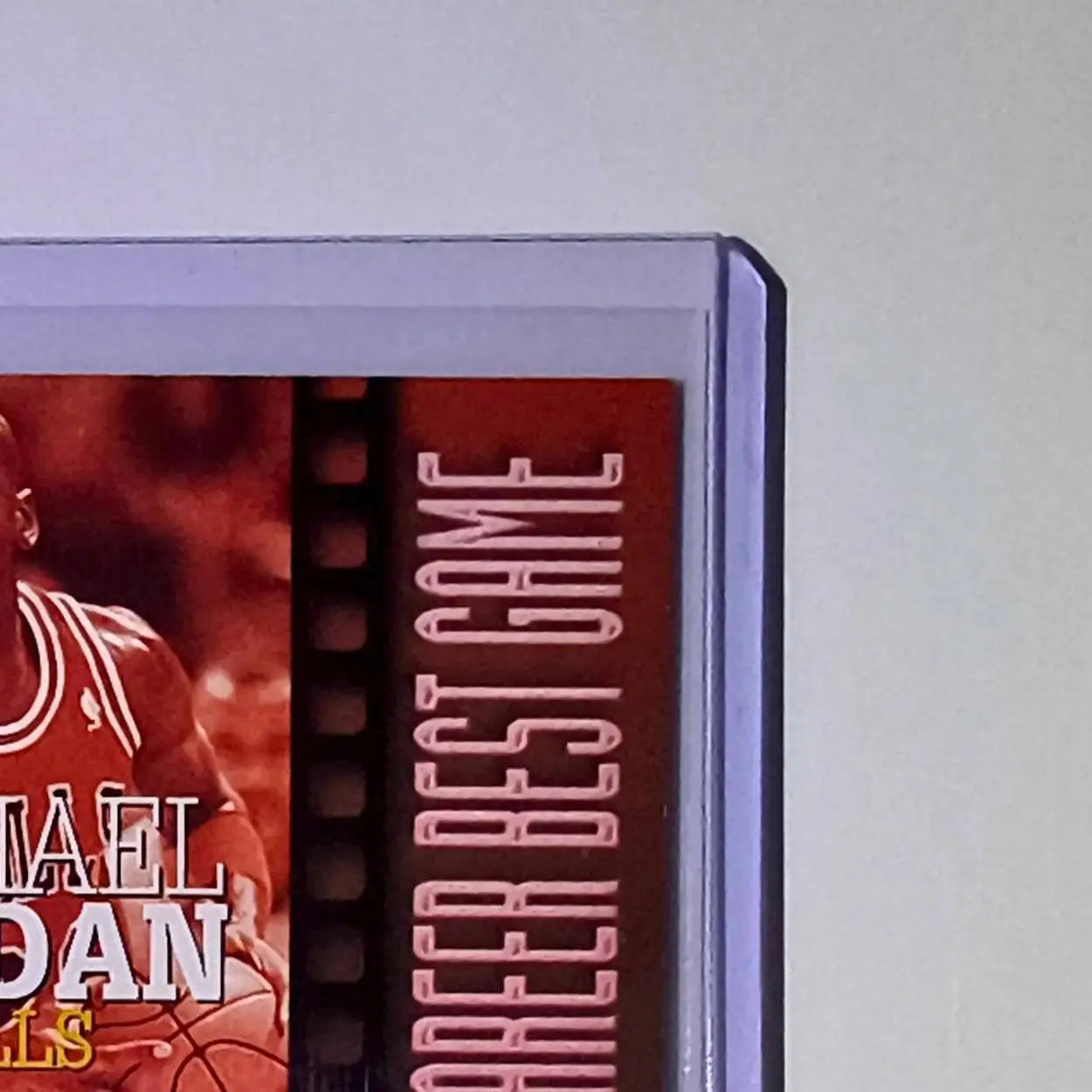 Michael Jordan 1996-97 Hoops Career Best Game 335 Basketball Card Chicago Bulls - Basketball Card Single