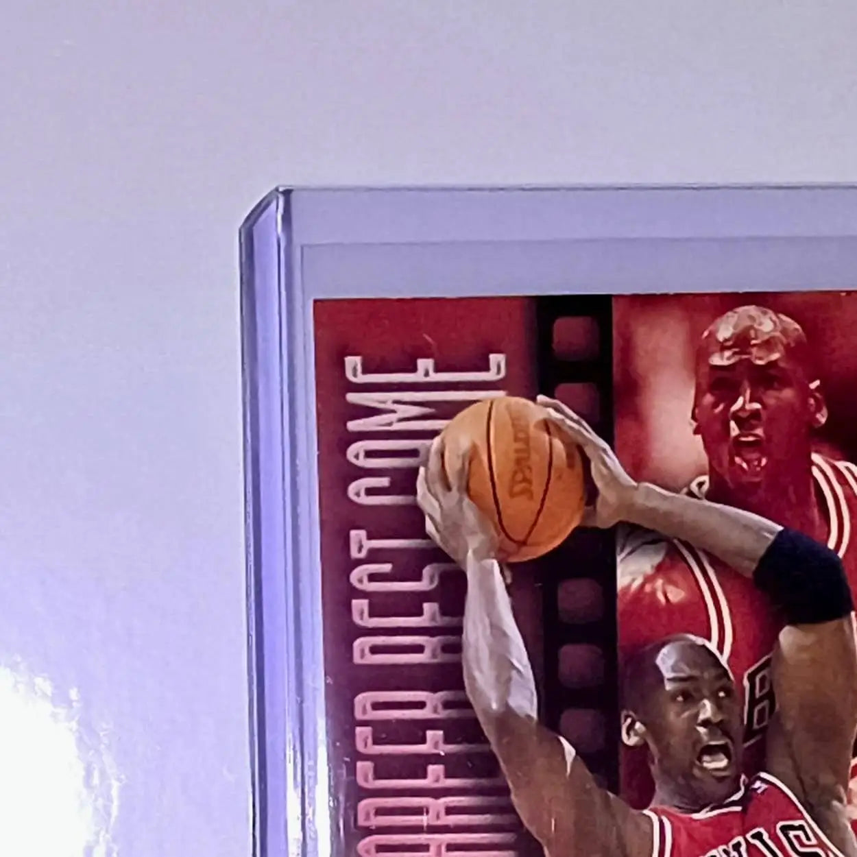 Michael Jordan 1996-97 Hoops Career Best Game 335 Basketball Card Chicago Bulls - Basketball Card Single
