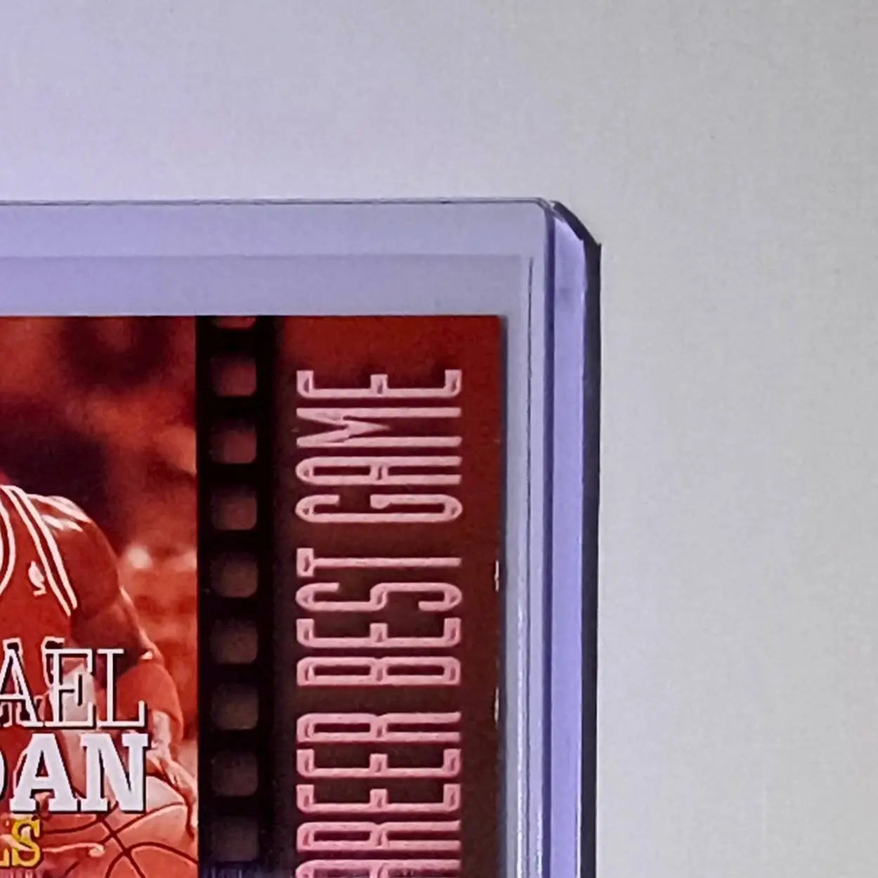 Michael Jordan 1996-97 Hoops Career Best Game #335 Card Chicago Bulls - Basketball Card Single
