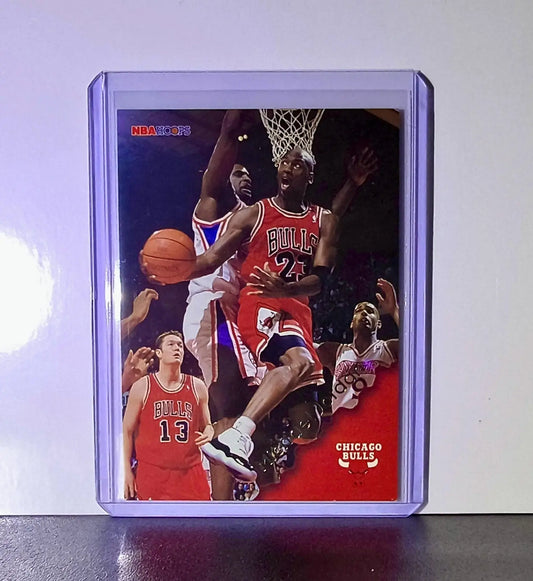 Michael Jordan 1996-97 NBA Hoops #20 Basketball Card Chicago Bulls - Basketball Card Single