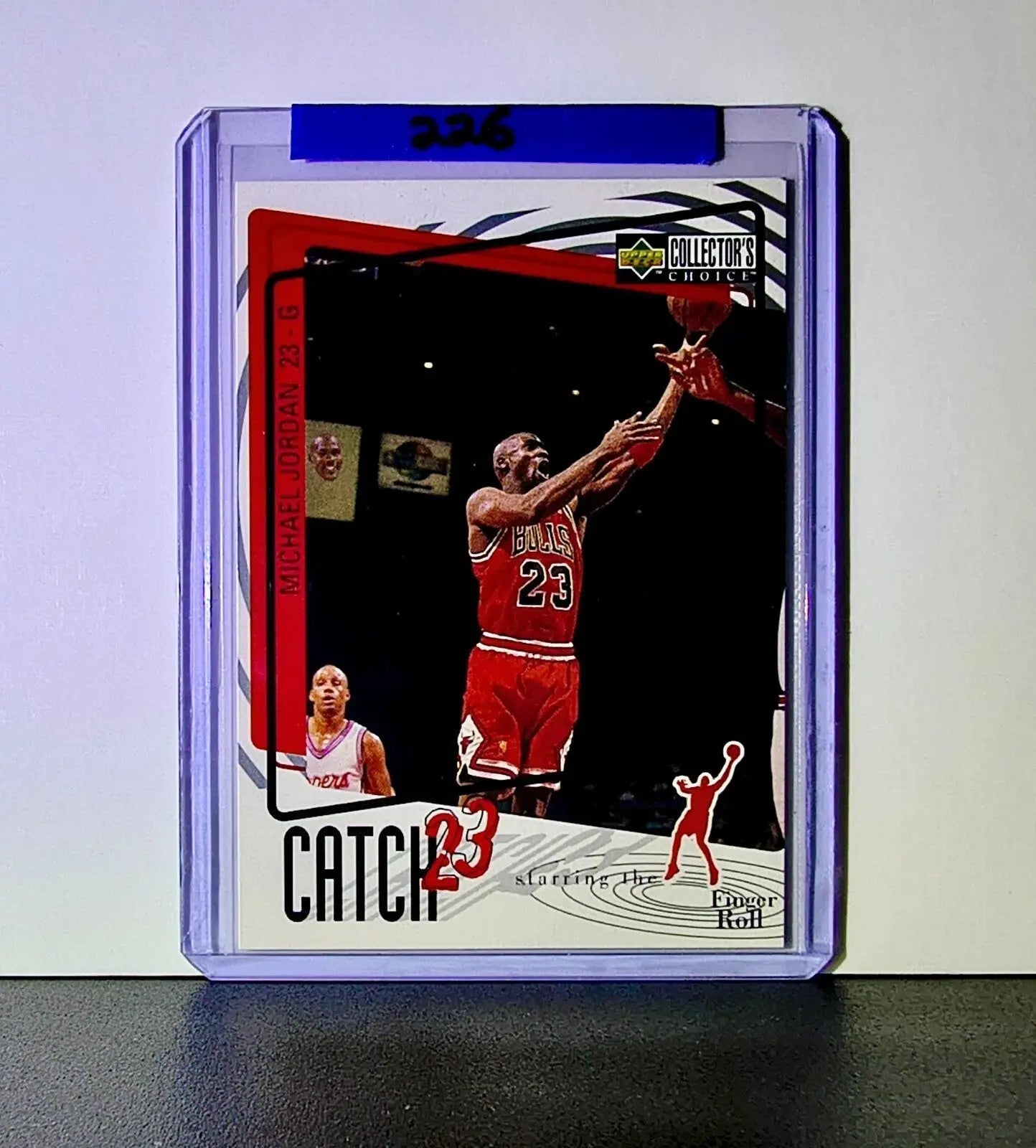 Michael Jordan 1997-98 Upper Deck Collector’s Choice Catch 23 #187 Card Bulls - Basketball Card Single