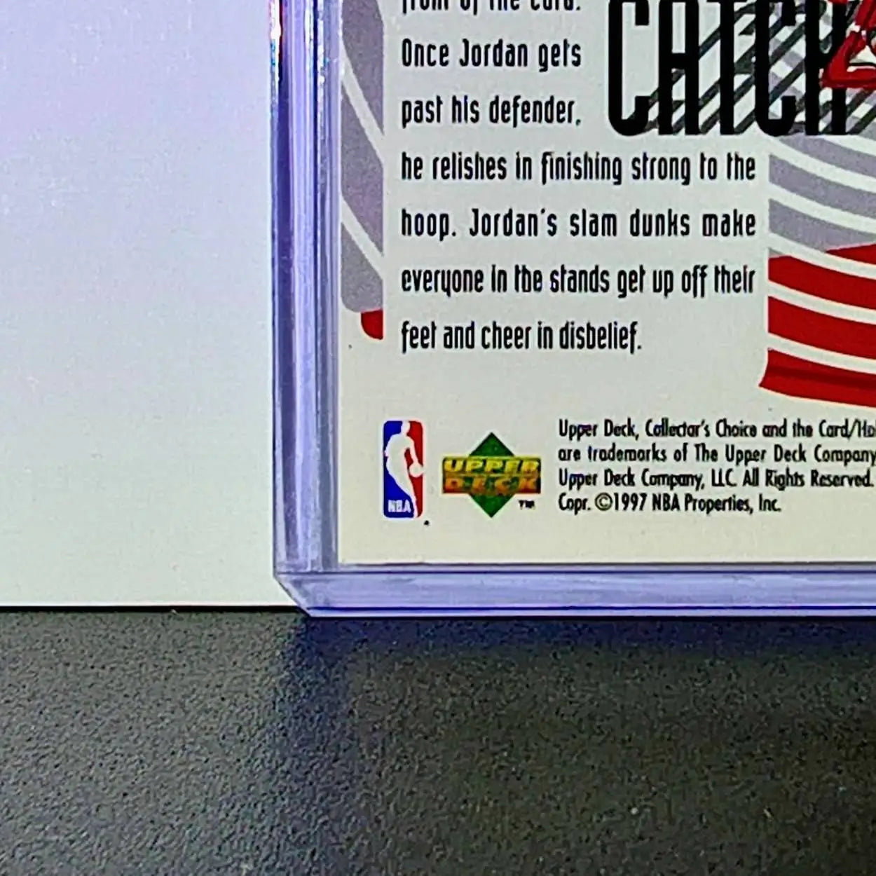 Michael Jordan 1997-98 Upper Deck Collector’s Choice Catch 23 #194 Card Bulls - Basketball Card Single