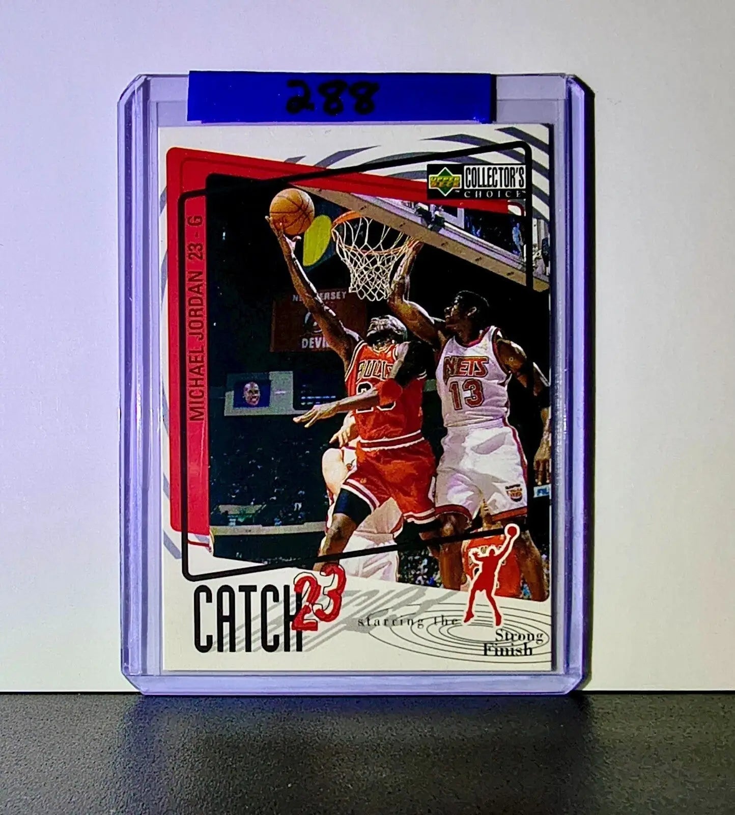 Michael Jordan 1997-98 Upper Deck Collector’s Choice Catch 23 #194 Card Bulls - Basketball Card Single