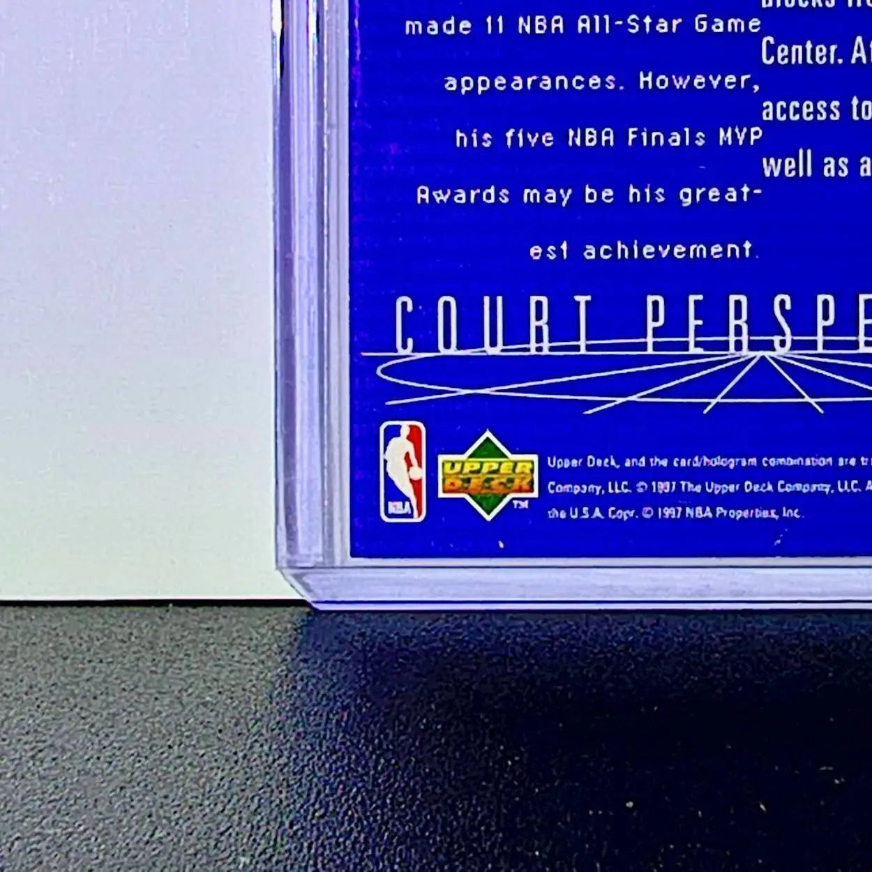Michael Jordan 1997-98 Upper Deck Court Perspectives #165 Card Chicago Bulls - Basketball Card Single