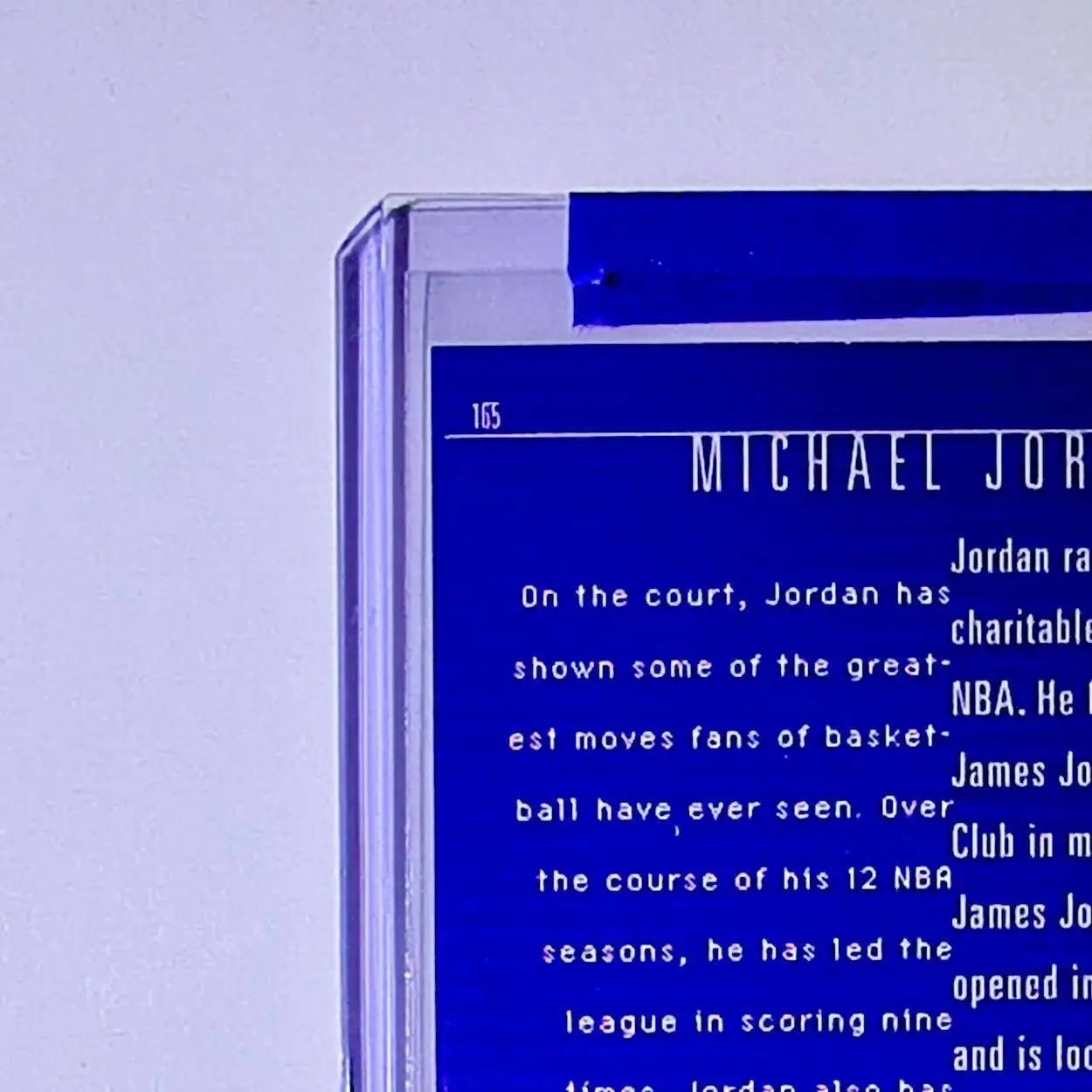 Michael Jordan 1997-98 Upper Deck Court Perspectives #165 Card Chicago Bulls - Basketball Card Single