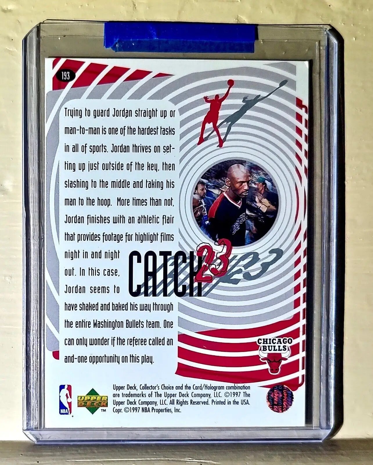 Michael Jordan 1997-98 Upper Deck NBA Collector’s Choice #193 Basketball Card - Basketball Card Single
