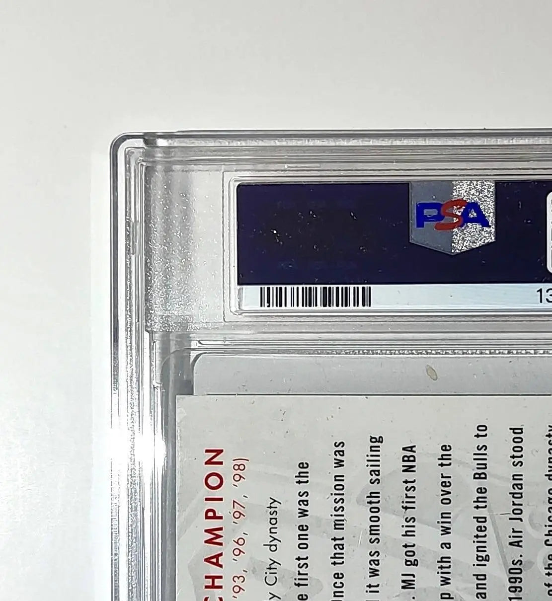 Michael Jordan 2009 Upper Deck Jordan Legacy #MJ-10 Jumbo Card PSA 6 EX-MT - Basketball Card Single