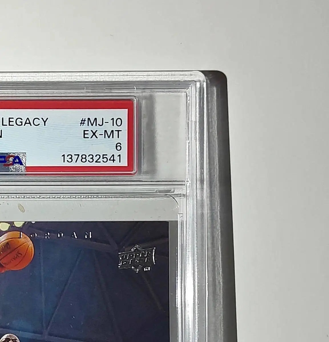 Michael Jordan 2009 Upper Deck Jordan Legacy #MJ-10 Jumbo Card PSA 6 EX-MT - Basketball Card Single