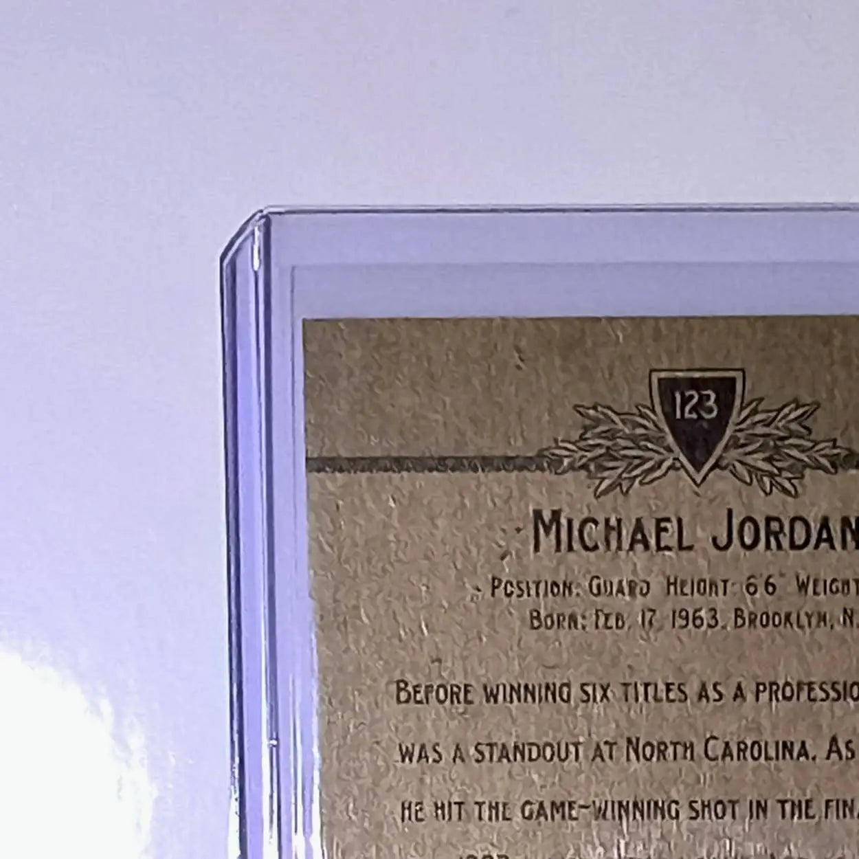 Michael Jordan 2012 Upper Deck Goodwin Champions #123 Card Chicago Bulls - Basketball Card Single