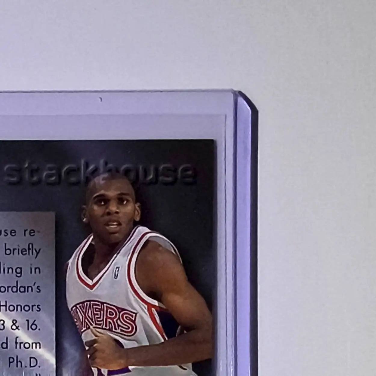 Michael Jordan / Jerry Stackhouse 1995-96 Fleer Metal Scrapbook #S-7 Bulls - Basketball Card Single