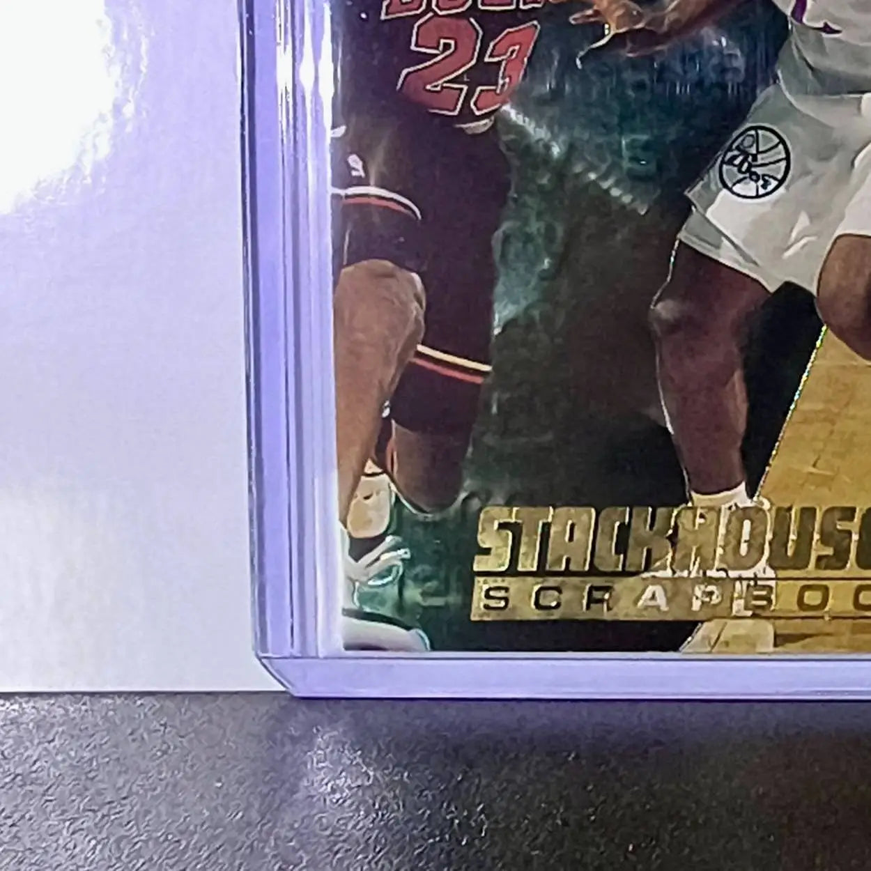 Michael Jordan / Jerry Stackhouse 1995-96 Fleer Metal Scrapbook #S-7 Bulls - Basketball Card Single