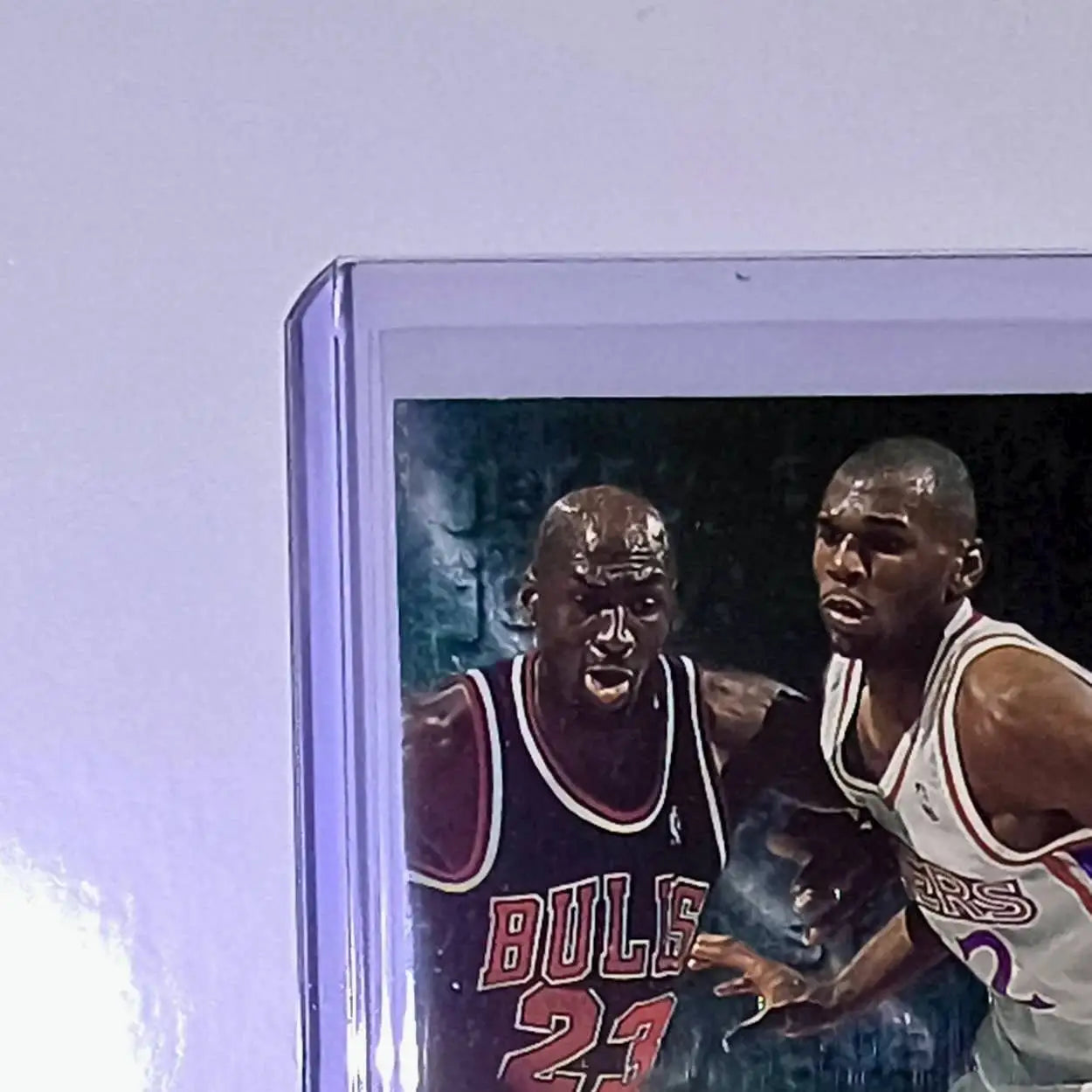 Michael Jordan / Jerry Stackhouse 1995-96 Fleer Metal Scrapbook #S-7 Bulls - Basketball Card Single