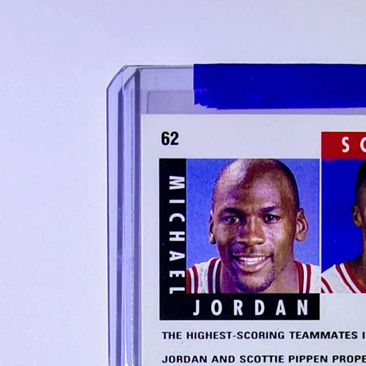 Michael Jordan Scottie Pippen 1992-93 Upper Deck Scoring Threats #62 Card Bulls - Basketball Card Single